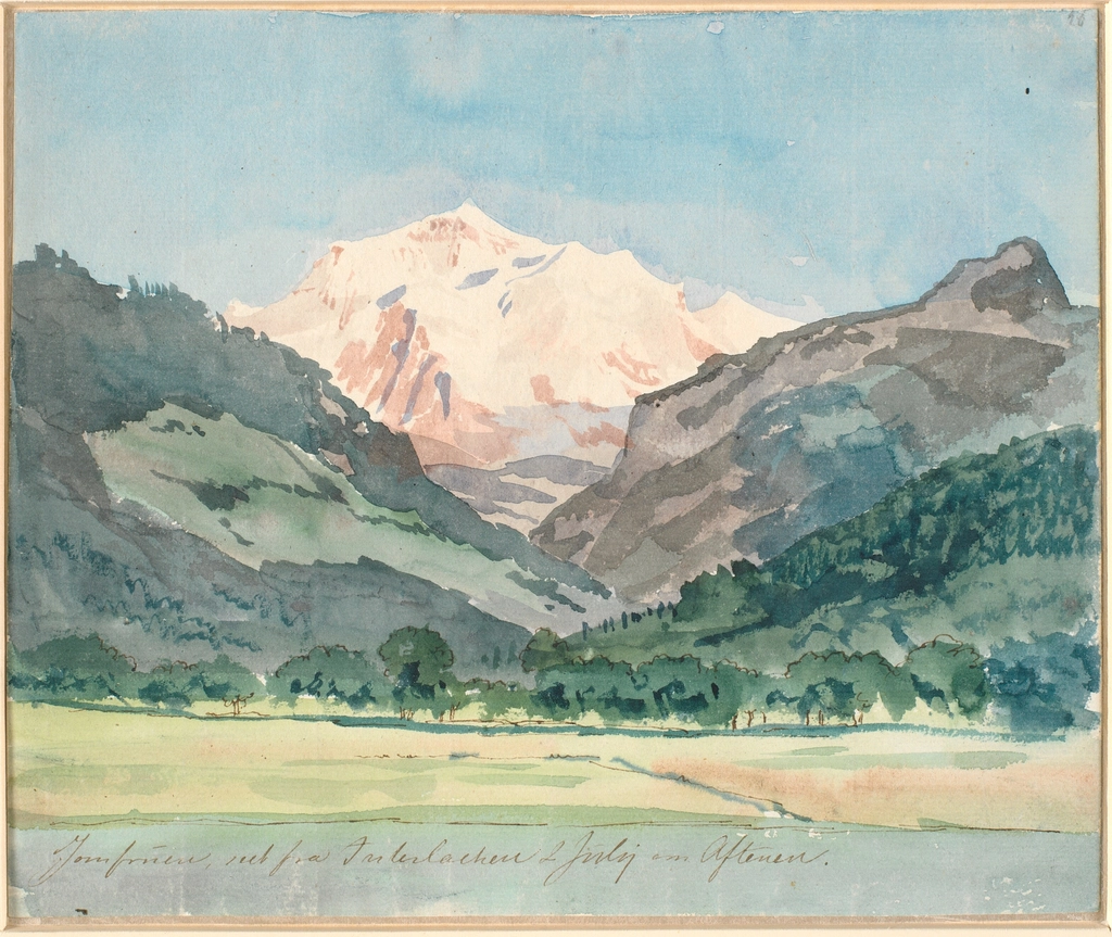 Alpine landscape Johan Thomas Lundbye