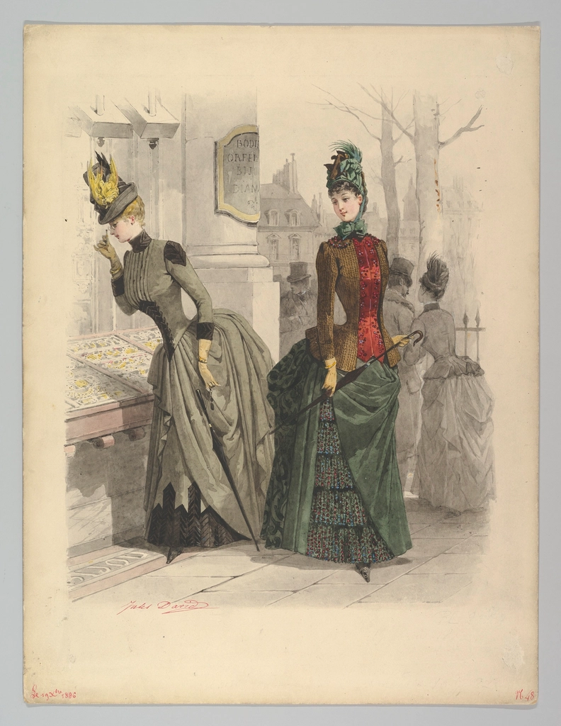 Two Women Day Dresses: Preparatory