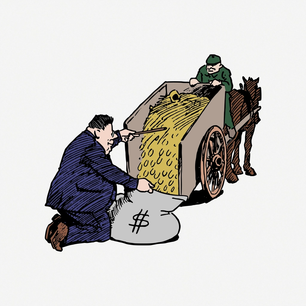 Man stealing clip art psd