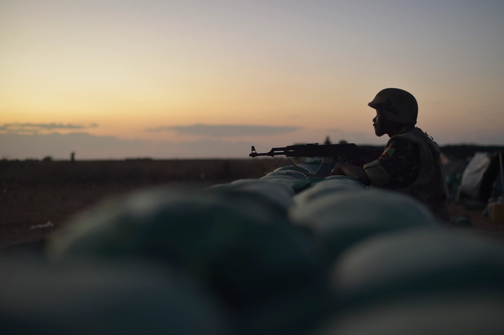 Burundian soldier, as part African