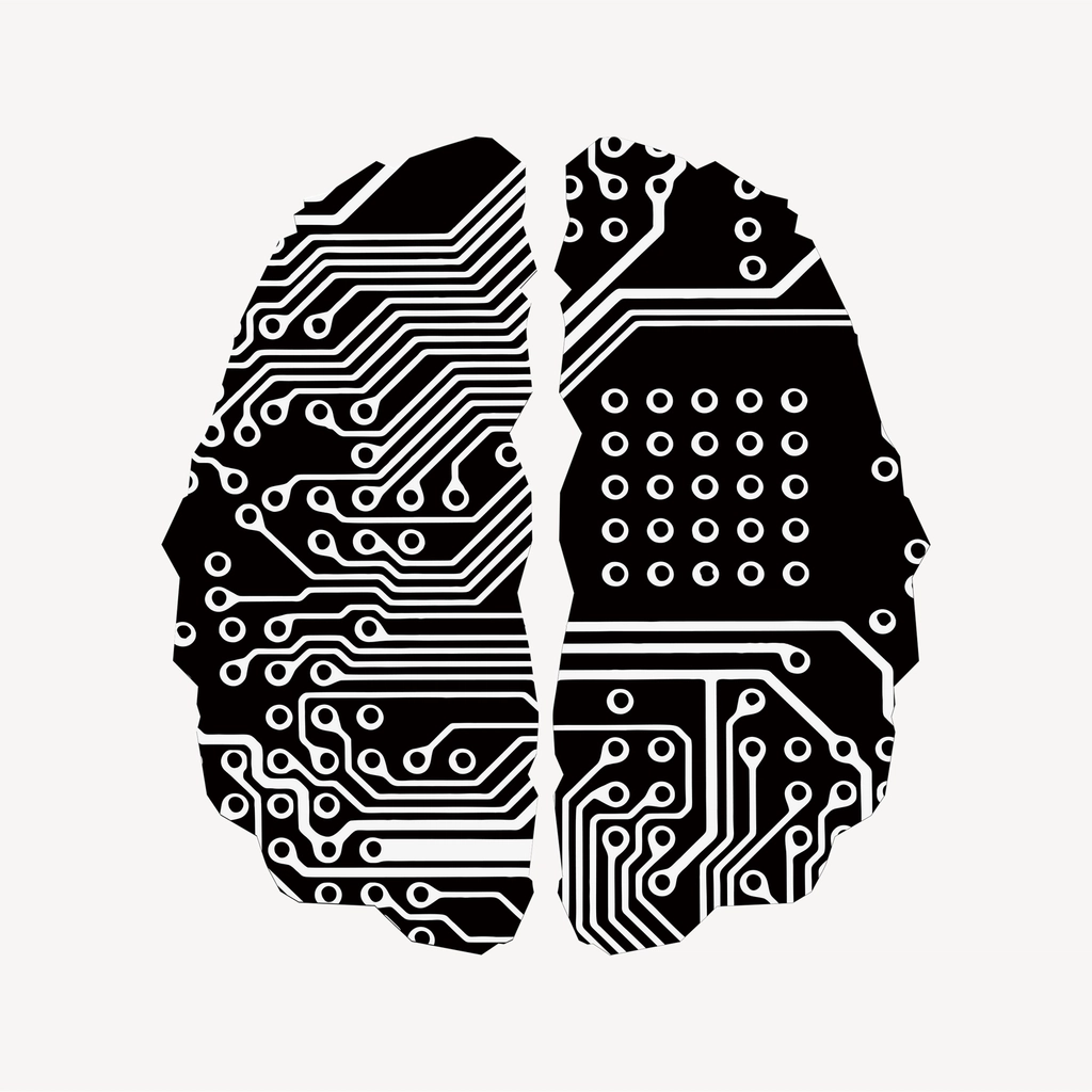 AI brain illustration