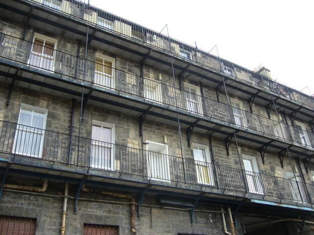 Industrial dwellings, off Leith Walk