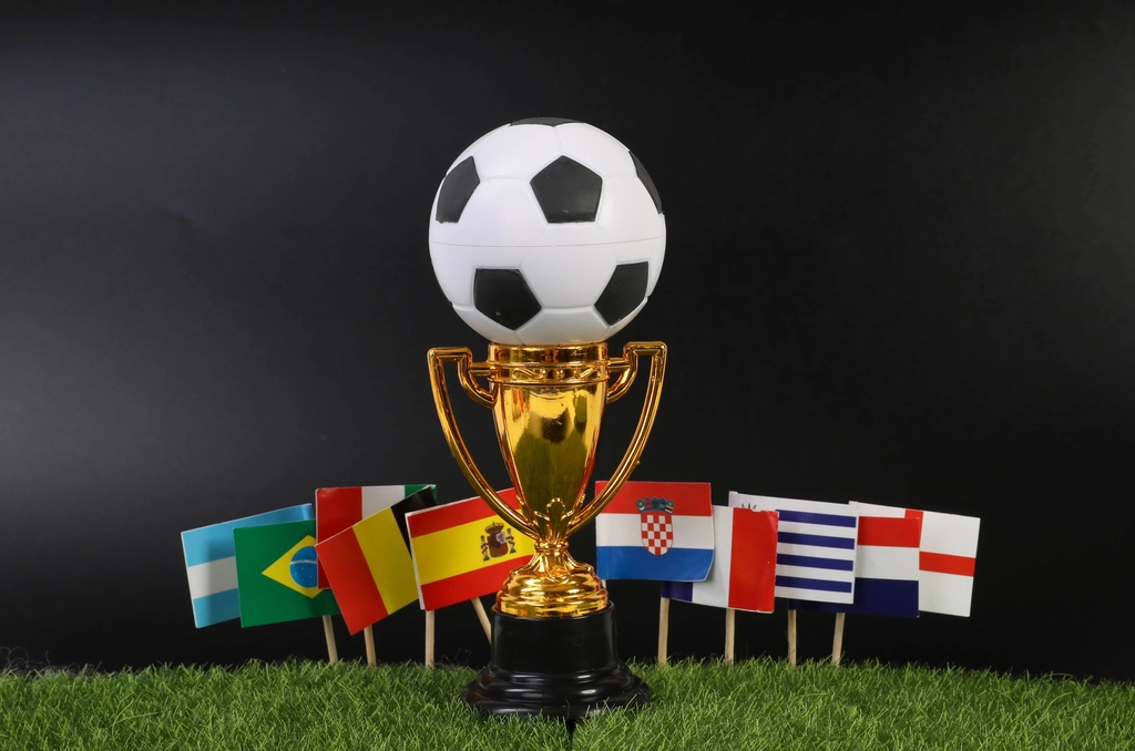Golden trophy, football world cup
